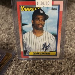 Deion Sanders Sports Card Lot