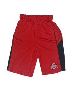 Ohio State Boy’s Youth XL Red and Black Drawstring Shorts