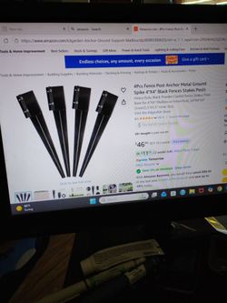 Fence post anchors