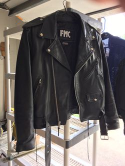 Motorcycle Jacket, Leather by FMC size 44