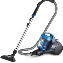 Eureka WhirlWind Bagless Canister 2.5L Vacuum Cleaner, Lightweight Vac for Carpets and Hard Floors, NEN110A, Blue