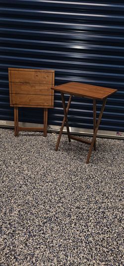 Folding tables set of 2