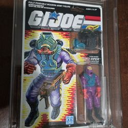 GI Joe Toxo-Viper MOC Original Still Sealed