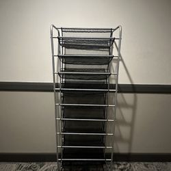Rolling Shoe Rack/Organizer 