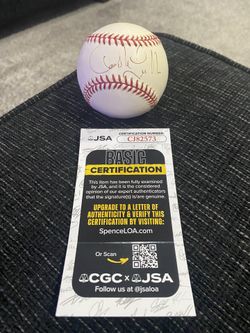 Carlos Guillen Signed Official Major League Baseball JSA COA