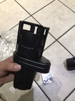 Car Cup holder Carbon Fiber (two Pieces)