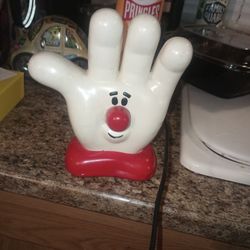 This Is A Hamburger Helper Hand Held Radio Portable Takes Two Double A Batteries Because Of All Radio Stations The Old Collectible