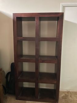 Wood Cubby Bookcases