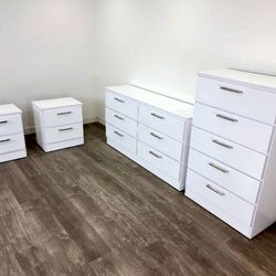 Dresser chest and 2 nightstands  - Cómoda , Gavetero y 2 mesitas de noche