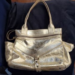 Botkier Gold Leather Purse