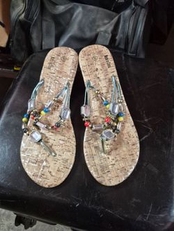 Jeweled sandals
