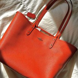 (New with tag) Coach Reversible Tote In Signature Canvas