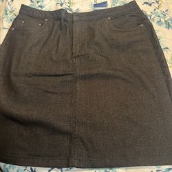 Basic Editions Women’s Denim Skirt, XXL, new with tags 