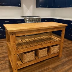 Farmhouse Rustic Kitchen Islands. 