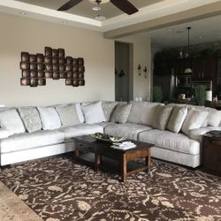 gorgeous sectional /Rawcliffe Parchment Modular Sectional /couch /Living room set