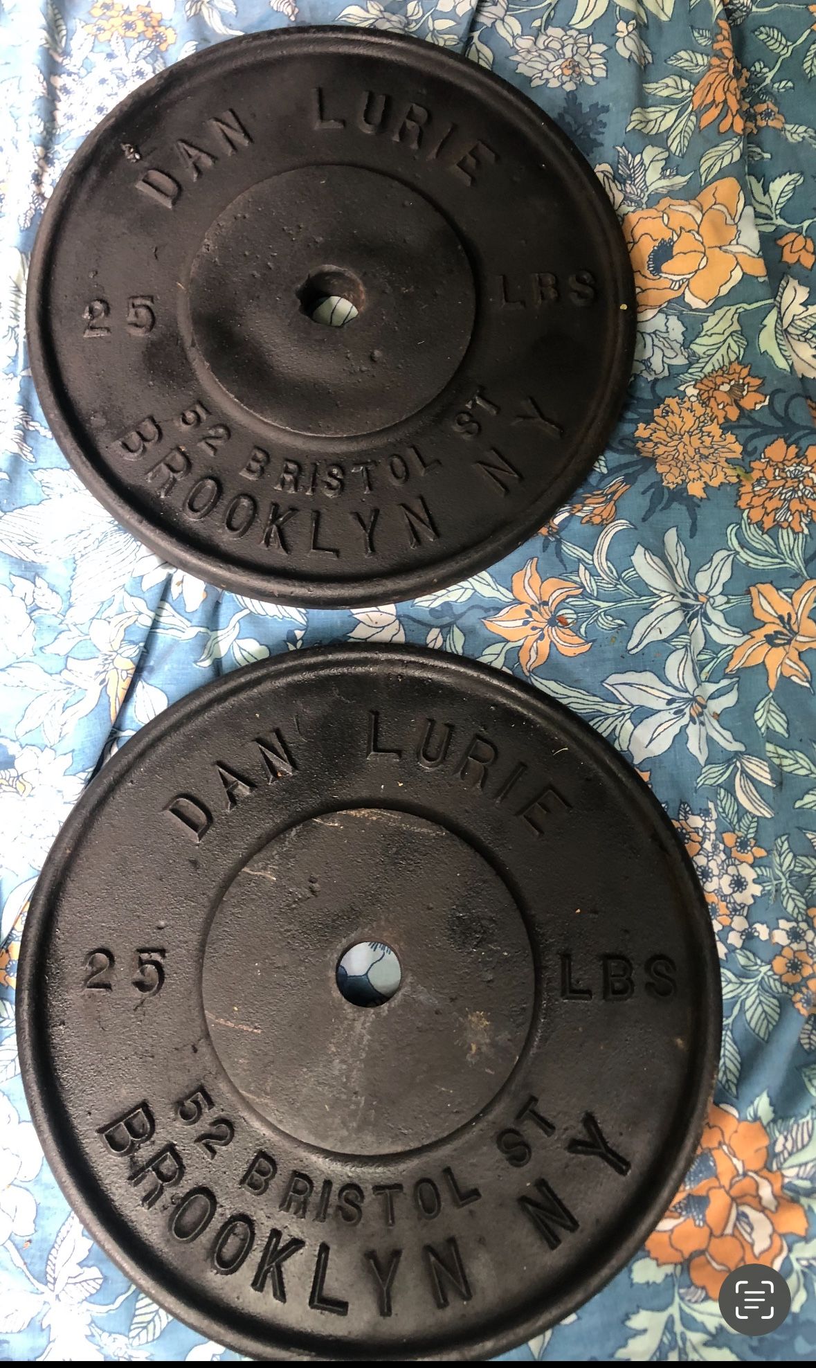 Dan Lurie 25lbs Weight Plates