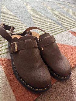 brown doc martens