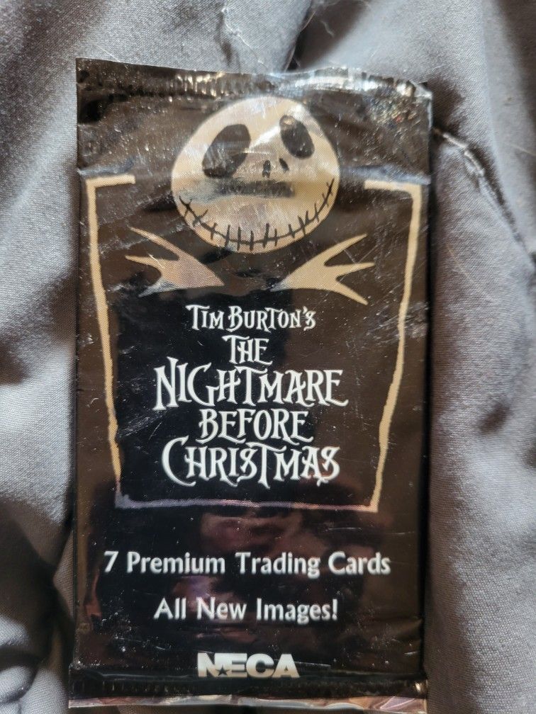 Original THE NIGHTMARE BEFORE CHRISTMAS TRADING CARDS