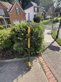 [MOVING SALE] Alloyman 20V Cordless Pole Hedge Trimmer w/ 2 Batteries - MUST GO!