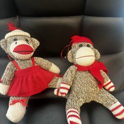 Sock Monkey Couple 