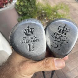 Crown Sterling 2 Pc Golf Set 