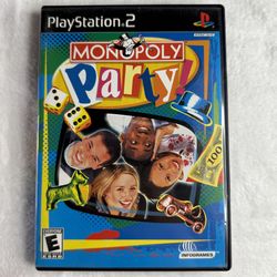 Monopoly Party Video Game (Sony PlayStation 2, 2002) – Complete CIB - PS2