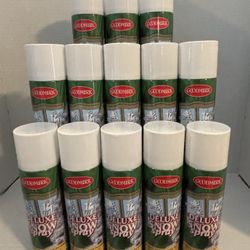 🆕 LOT OF 13, GOODMARK Deluxe Snow Spray 9oz. Frosting Windows Mirror, Foliage