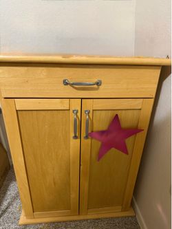 Spacious wooden dresser