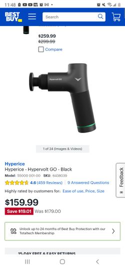 
Hypervolt Go Handheld Massager Brand New