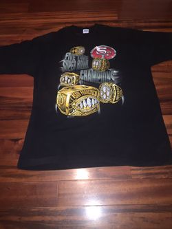 VINTAGE SALEM SPORTSWEAR 49ERS 5 X SUPER BOWL CHAMPIONSHIP TEE