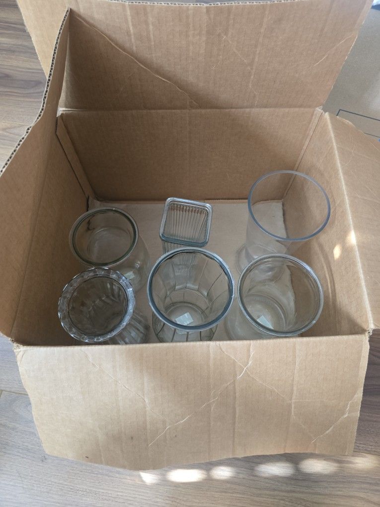 Vase Glasses Flowers