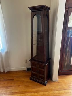 Vintage curio cabinet