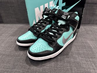 Nike SB Dunk High Diamond Supply Co. Aqua Tiffany Blue Men Size 8.5 Brand New DS 