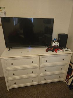 White dresser