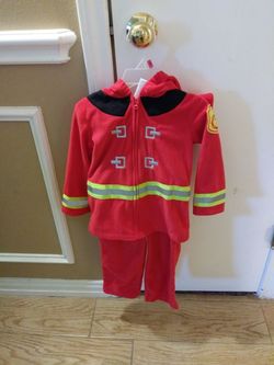 Infant firefighter costume