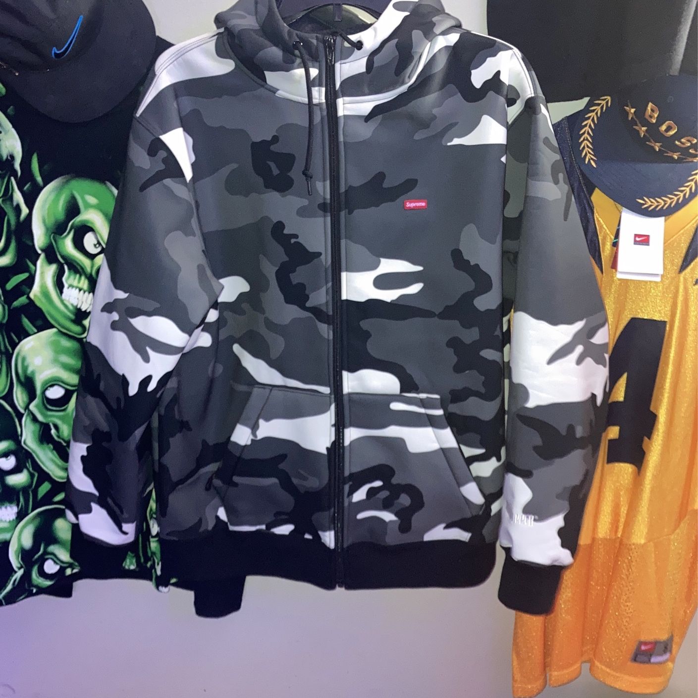 Supreme F/W 2020 Snow Camo Hoodie Polartec Jacket