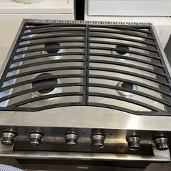 Viking Slide In Stove 4 Burner Single Oven Stainless Steel Daul Fuel