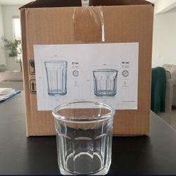 Brand New set of Glass cups (18 cups)