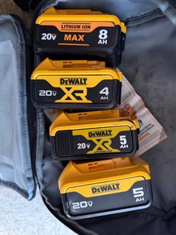 DeWalt batteries
