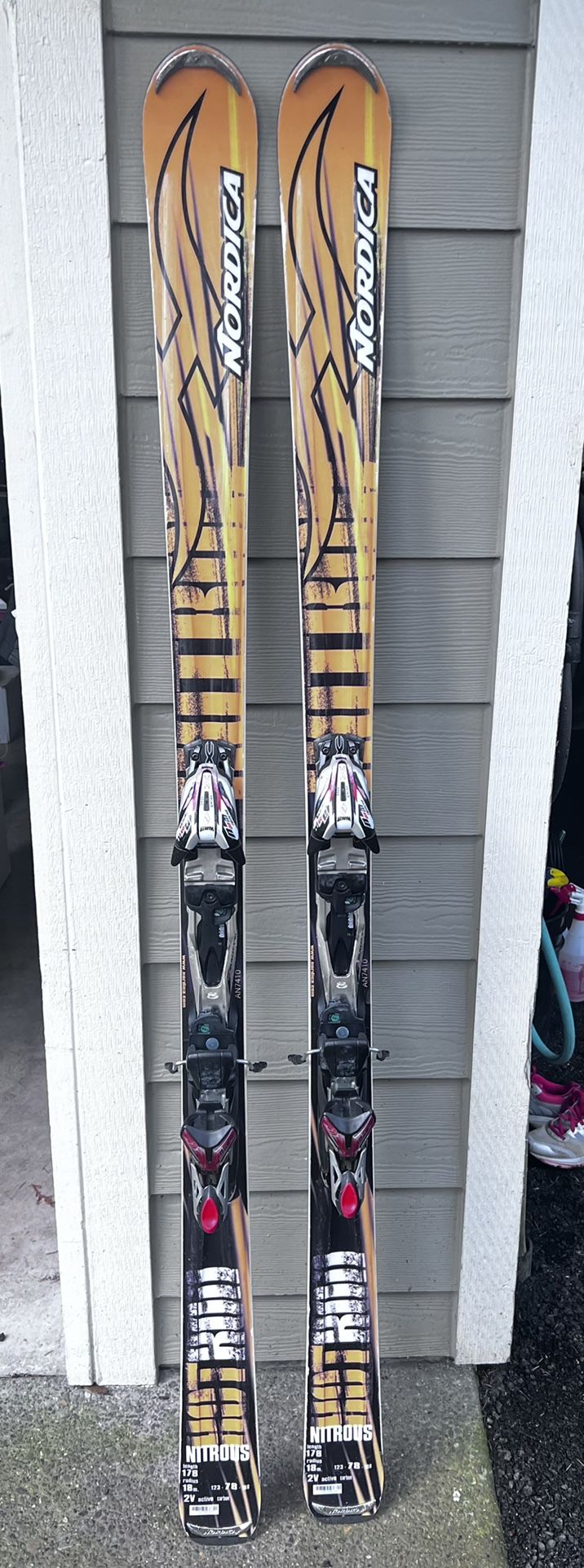Nordica Nitrous 178 Skis With Bindings