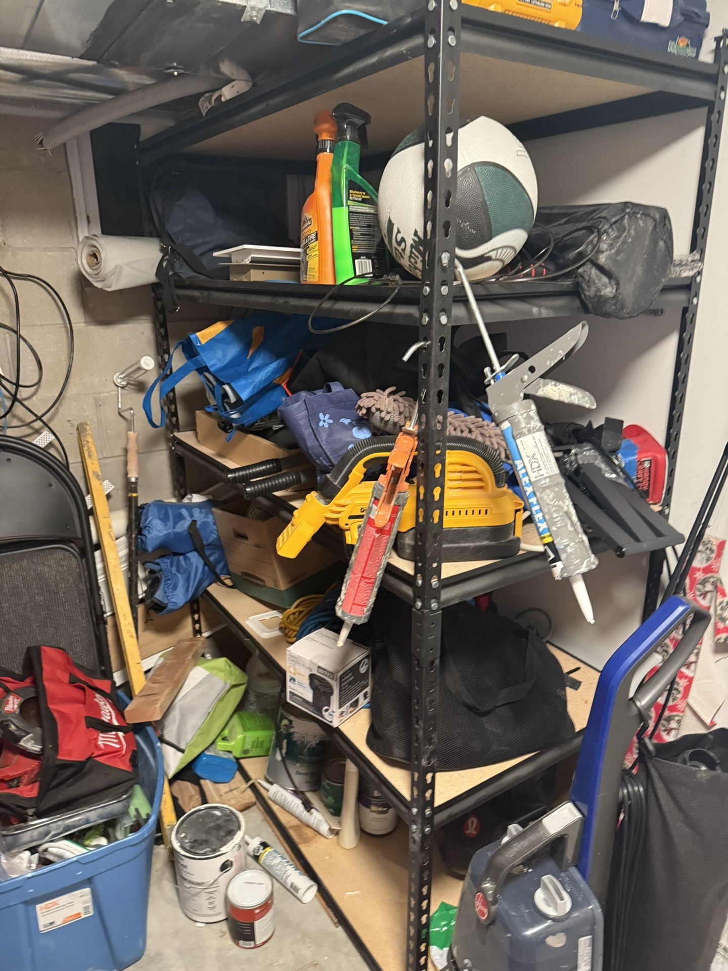 Garage Rack Metal And Particle Board 