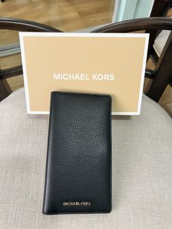Michael Kors Wallet Passport Purse Black