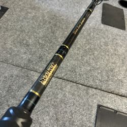 Seeker Black Steel Fishing Rod 