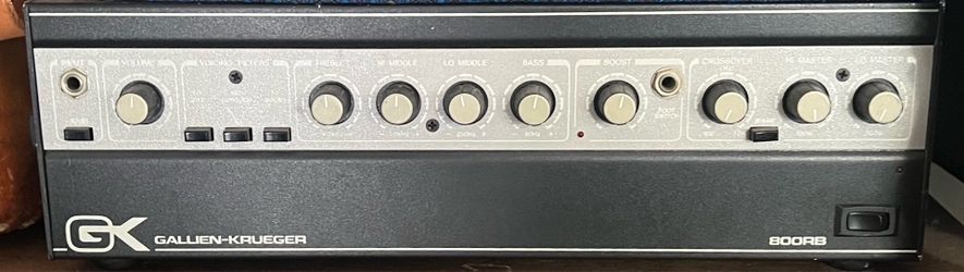 GK Gallien-Krueger 800RB Bi-Amp Bass Head — Original Owner, Mid-80s USA