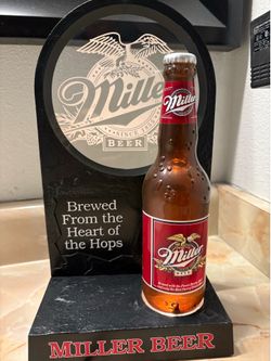 Vintage Miller Beer 3D Lighted Sign