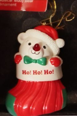 Light up collectible Teddy Bear ornament
