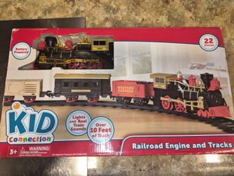 Railroad Engine and Tracks