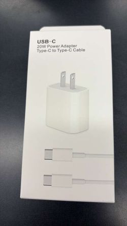 Apple 20W USB-C Fast Charger with USB-C to USB-C | Original Charger