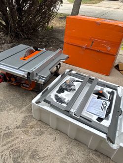 Table saw ridgid 10 in