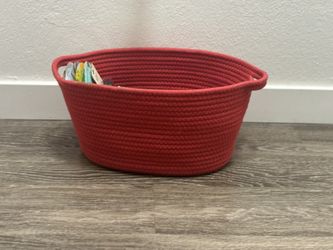 Red Woven Basket